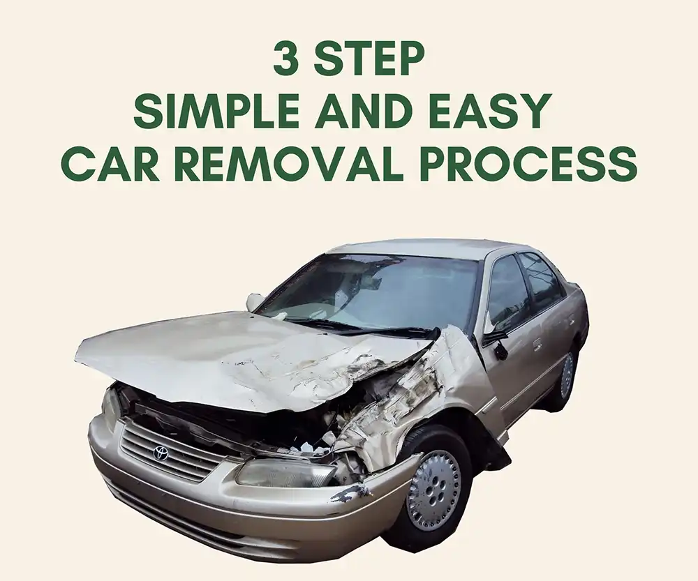 Gold car removals offers services in 3 easy and simple steps