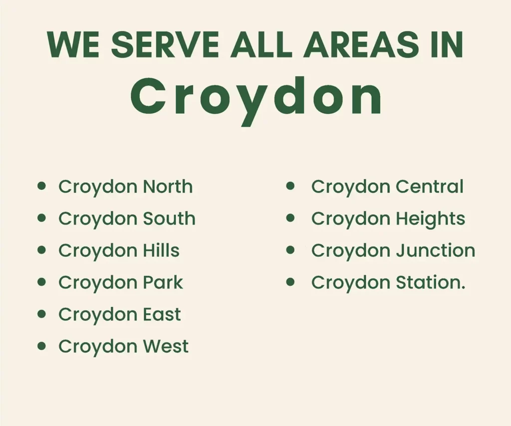 we cover all areas in Croydon