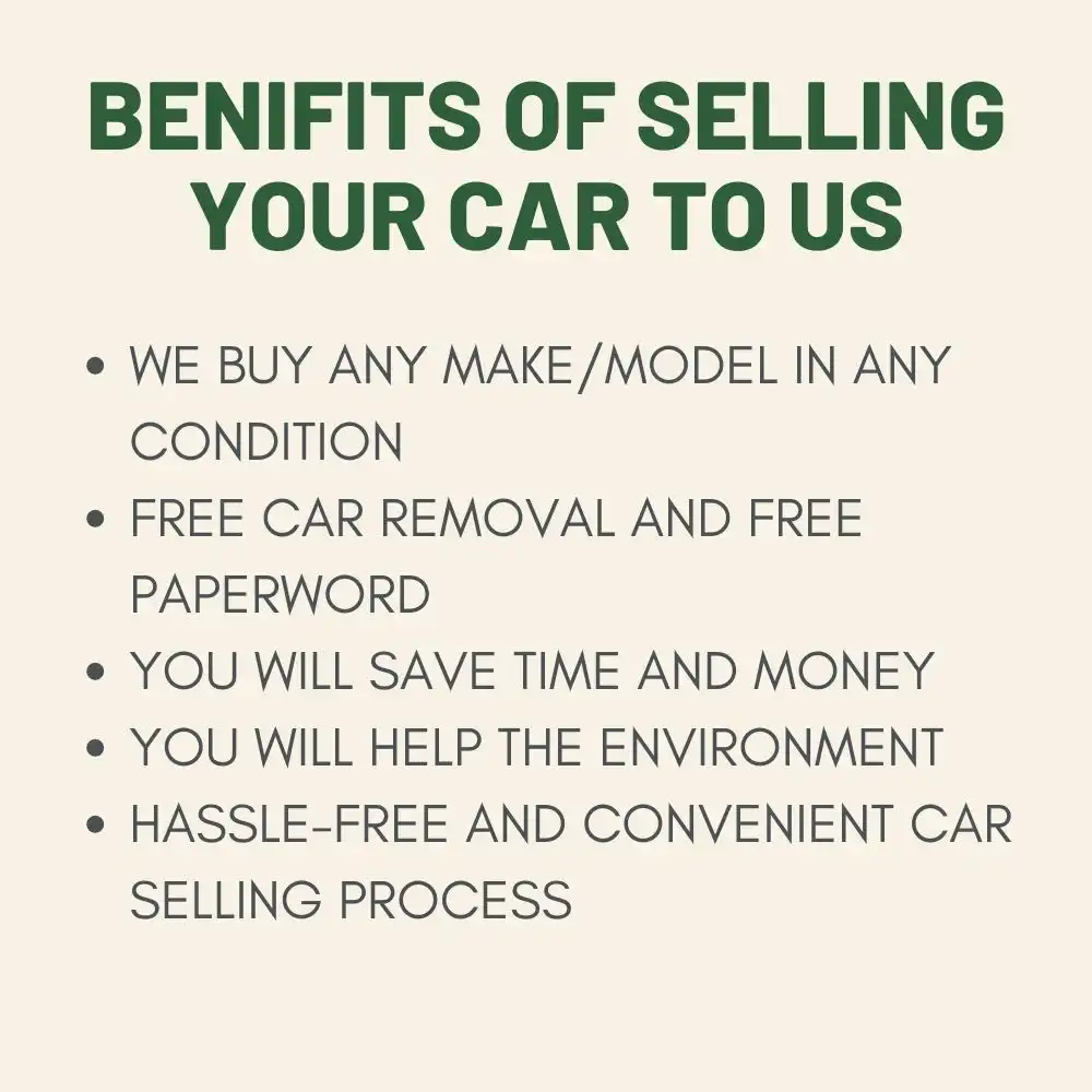 benifits of selling your car to Gold Car Removals