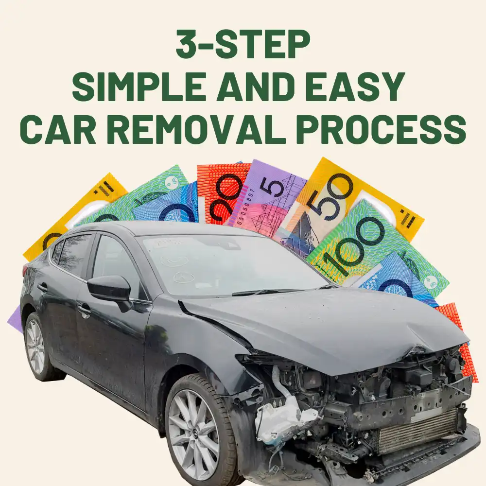 3 step easy and convenient car removal process