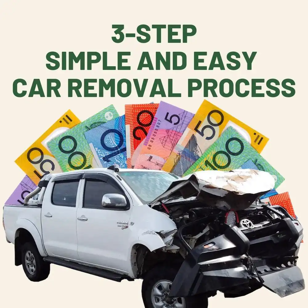 3 step easy simple car removal process
