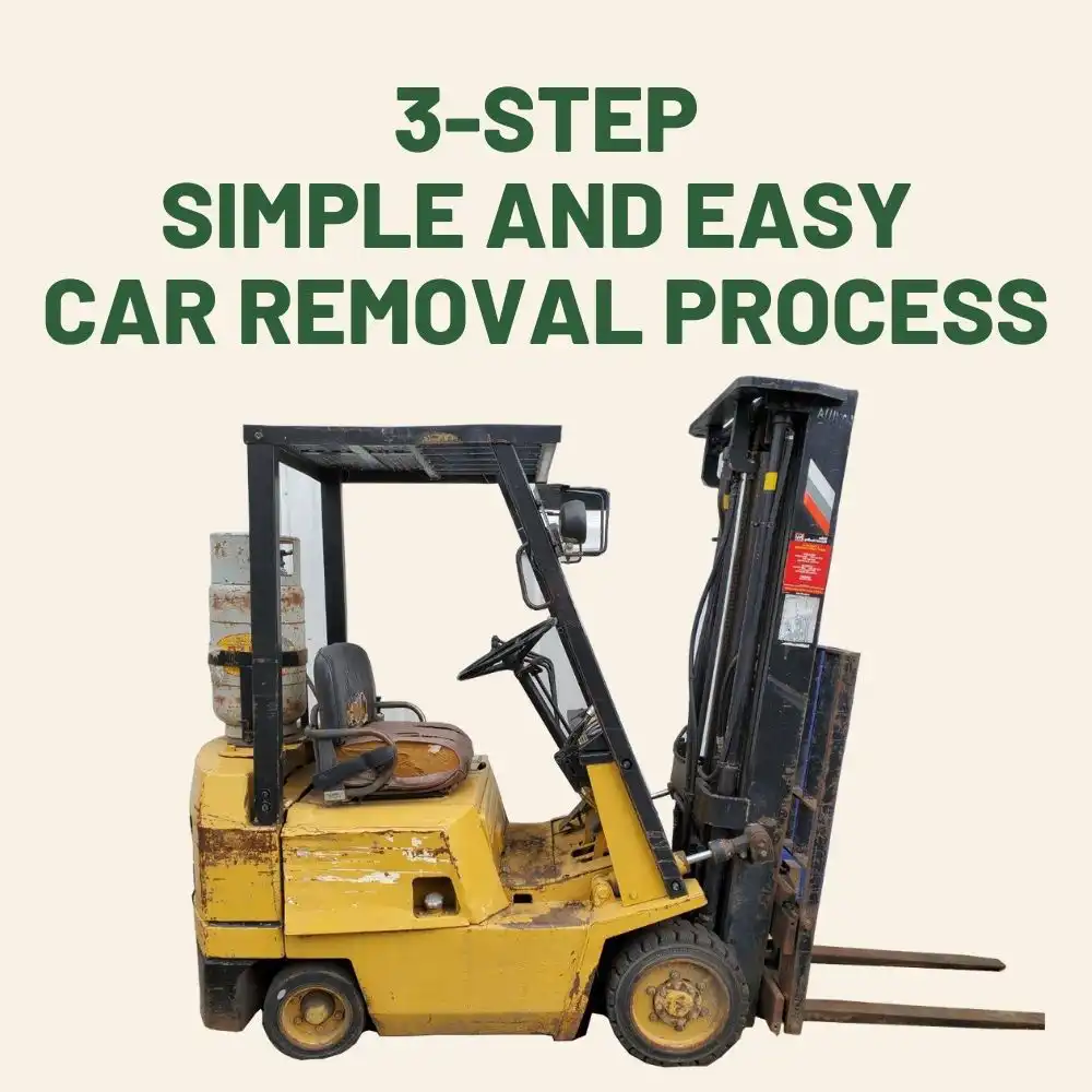 3 step simple and easy car removal process