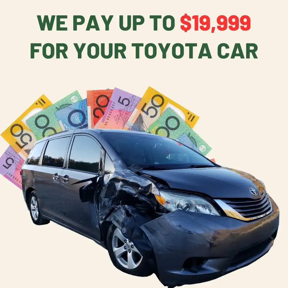 we pay up to 19999 dollars for your toyota in Ballarat