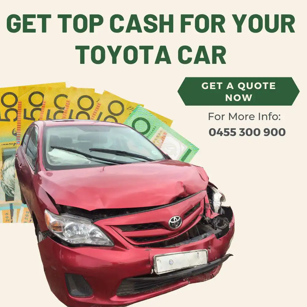 Get top cash for your Toyota in Flemington VIC