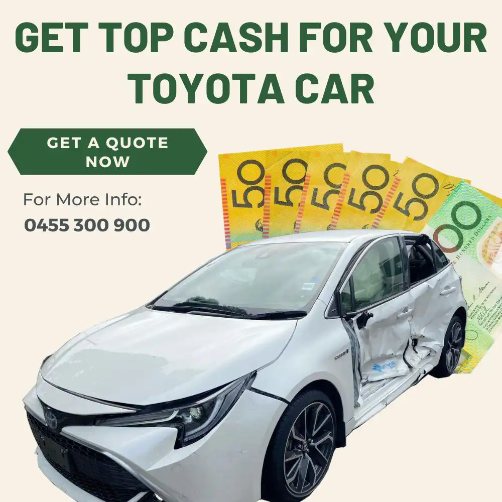 get top cash for Toyota cars in Essendon