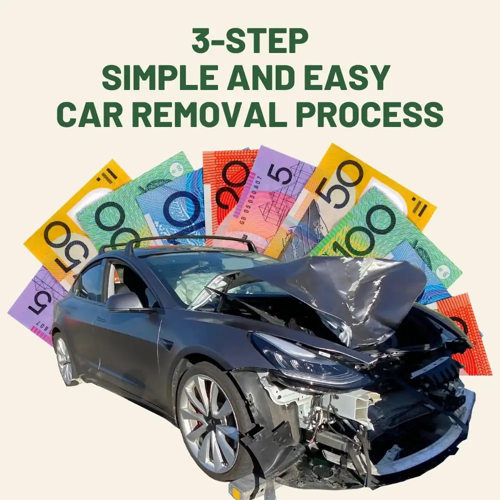 we buy your car in 3 step simple and easy car removal process