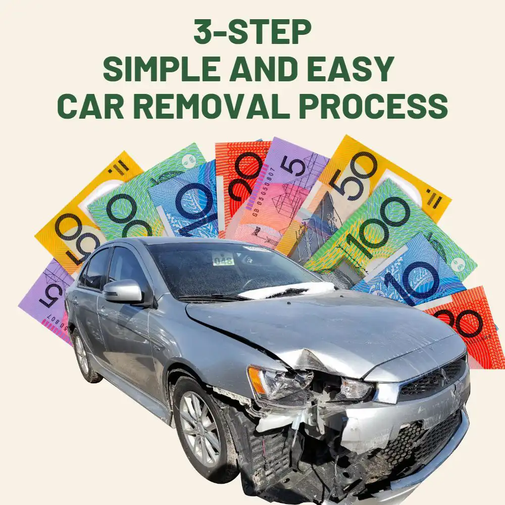 we buy your unwanted car in just 3 step simple and easy