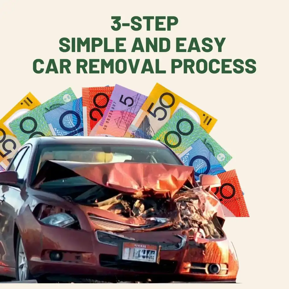 we offer our services in 3 step simple and easy car removal process