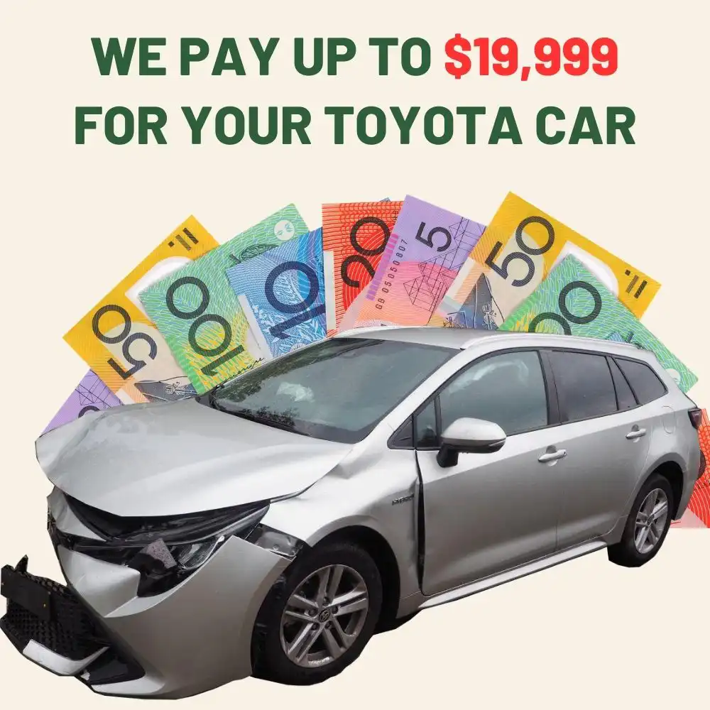 we pay top cash up to 19999 for your Toyota in Essendon