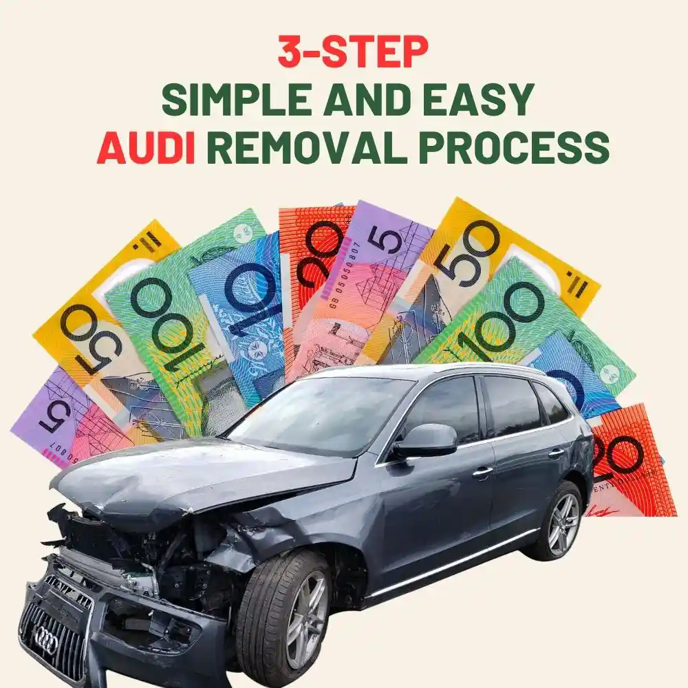 3 step simple and easy Audi removal process