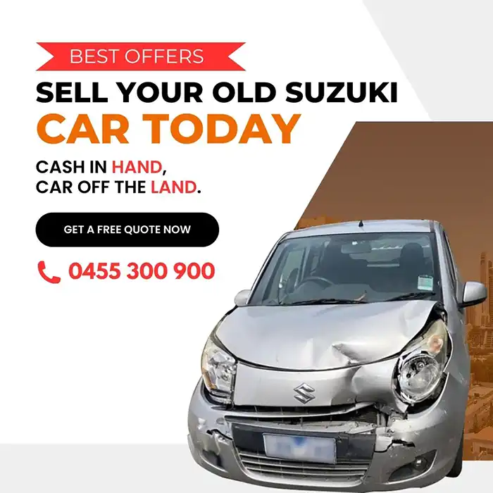sell your car to our Suzuki car wreckers